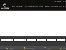 Tablet Screenshot of hotelmontesolbenidorm.com